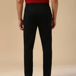 van heusen Men Straight Track Pants with Logo Print image 4