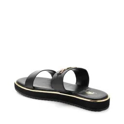 u.s. polo assn. Women Flat Sandals with Metal Accent image 4