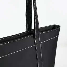 asos design Women Rubberized Showerproof Tote Bag image 4