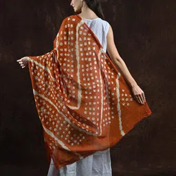 exotic india Women Bandhani  Dupatta image 4