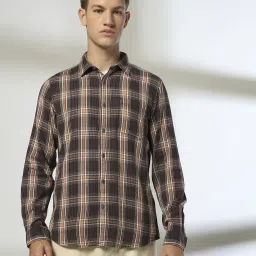 lee cooper Men Checked Relaxed Fit Shirt image 4