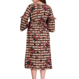 mamma's maternity Checked A-line Dress image 4