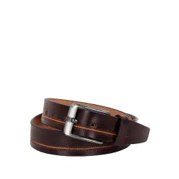 leather world Leather Belt with Buckle Closure image 4