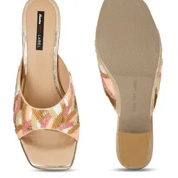 bata Women Embellished Chunky Heeled Sandals image 4