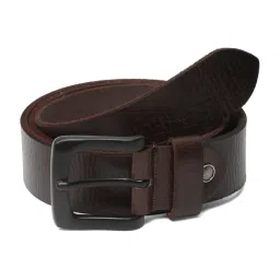 teakwood leathers Men Wide Belt with Tang-Buckle Closure image 4