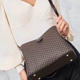 styli Checks Satchel image 4