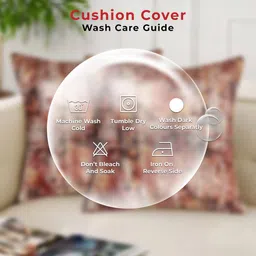 tesmare Set of 2 Printed Cushion Covers 20" x 12" image 4