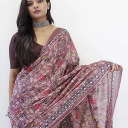 saree mall Women Floral Print Ready To Wear Saree image 4