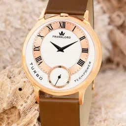 frank lord Analogue Watch with Tang Buckle Closure image 4