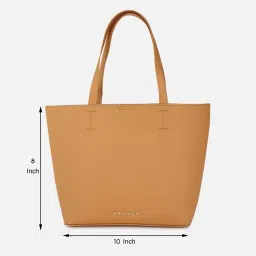 van heusen Women Tote Bag with Snap-Button Closure image 4