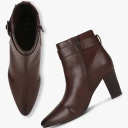 yoho Women Ankle-Length Heeled Chelsea Boots image 4