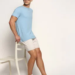 showoff Men Slim Fit Flat-Front Shorts image 4