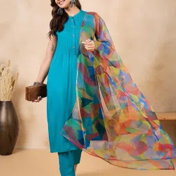 inweave Women Floral Print Dupatta image 4