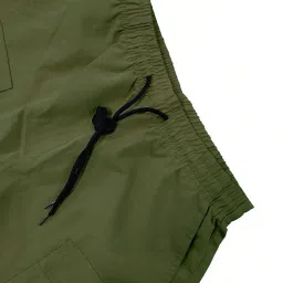 poshax Men Relaxed Fit Cargo Pants with Drawstring Waist image 4