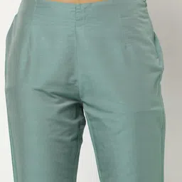 w Straight Fit Pleated Pants image 4