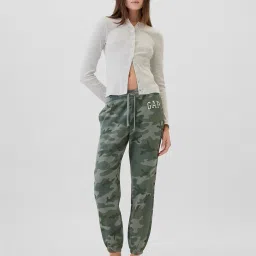 gap Women Camouflage Print Slim Fit Joggers image 4