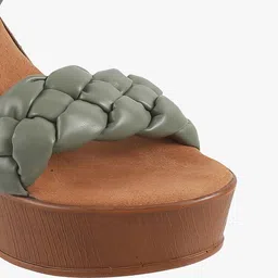 catwalk Women Braided Slingback Wedges image 4