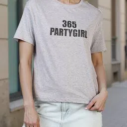 Shein Drop Shoulder Typographic Chest Print Loose Fit Tshirt-picture-33