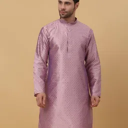 kraft india Geometric Long Kurta for man image 4