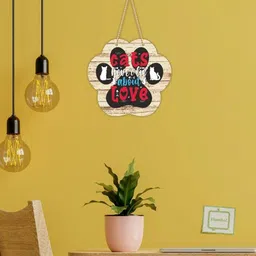 cvanu Cat Paw Wooden Wall Hanging image 4