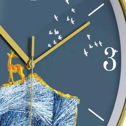 random Round Analogue Wall Clock image 5