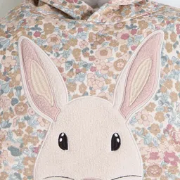 cherry crumble by nitt hyman Girls Floral Print Regular Fit Hoodie image 4