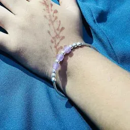 arte Girls Sterling Silver Beaded Bangles image 4