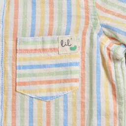 ed-a-mamma Infant Boys Sustainable Striped Shirt image 4