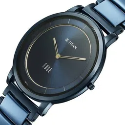 titan Men Round Dial Stainless Steel Strap Watch - 1878KD04 image 4