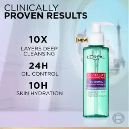 l'oreal paris Revitalift Hyaluronic Acid Oil Control Replumping Cleansing Gel image 4