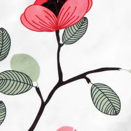 cortina eyelet curtain Set of 8 Floral Print Chair Cover image 4