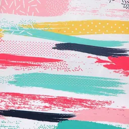 cortina eyelet curtain Pack of 4 Printed Slipcover Chair Covers image 4