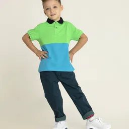 cherry crumble by nitt hyman Colourblock Polo T-shirt image 4