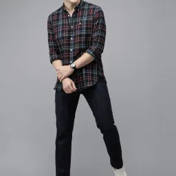 the bear house Men Checked Slim Fit Shirt image 4