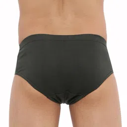 dollar bigboss Pack of 5 Men Anti-Microbial Super Combed Cotton Solid Brief image 4