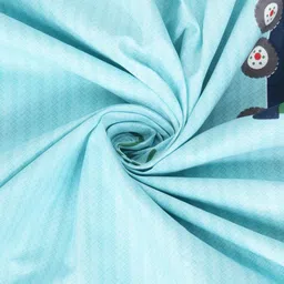 klotthe Cartoon Print Characters 210 TC Single Bedsheet with Pillow Cover image 4