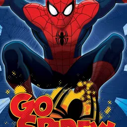 athom living Spiderman Print Cushion Cover with Zip Closure image 4