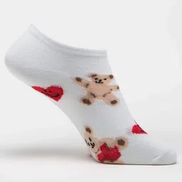 j style Pack of 3 Printed No-Show Socks image 4