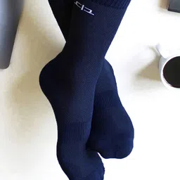 heelium Pack of 4 Bamboo Men Crew Socks - Odour Free & Breathable image 4