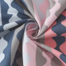 klotthe 300 TC Abstract Print Bedsheet with Pillow Covers image 4