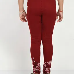 indiweaves Pack of 3 Floral Print Leggings image 4