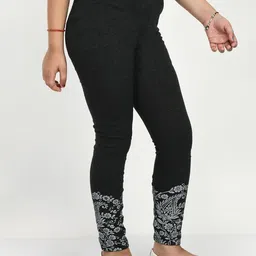 indiweaves Pack of 3 Leggings with Elasticated Waist image 4