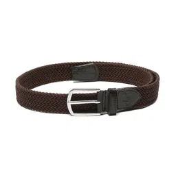 louis stitch Braided Wide Belt with Buckle Closure image 4