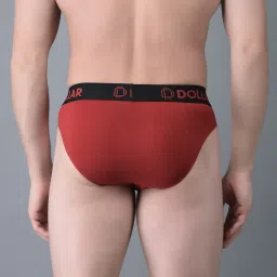dollar Pack of 2 Men Anti-Microbial Super Combed Cotton Solid Brief image 4