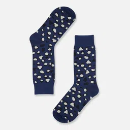 toffcraft Men Pack of 4 Printed Mid-Calf Length Socks image 4