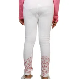 indiweaves Pack of 3 Floral Print Leggings with Elasticated Waistband image 4