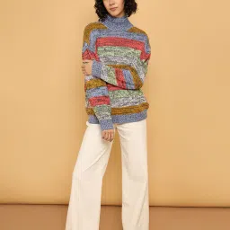 wrangler Striped Turtle-Neck Sweater image 4