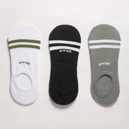 the bear house Men Pack of 3 Striped No-Show Socks image 4