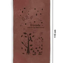 fabinaliv Set of 2 300 GSM Printed Bath Towels 45" x 23" image 4