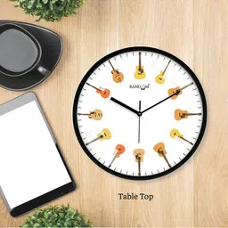 random Printed Round Wall Clock image 4